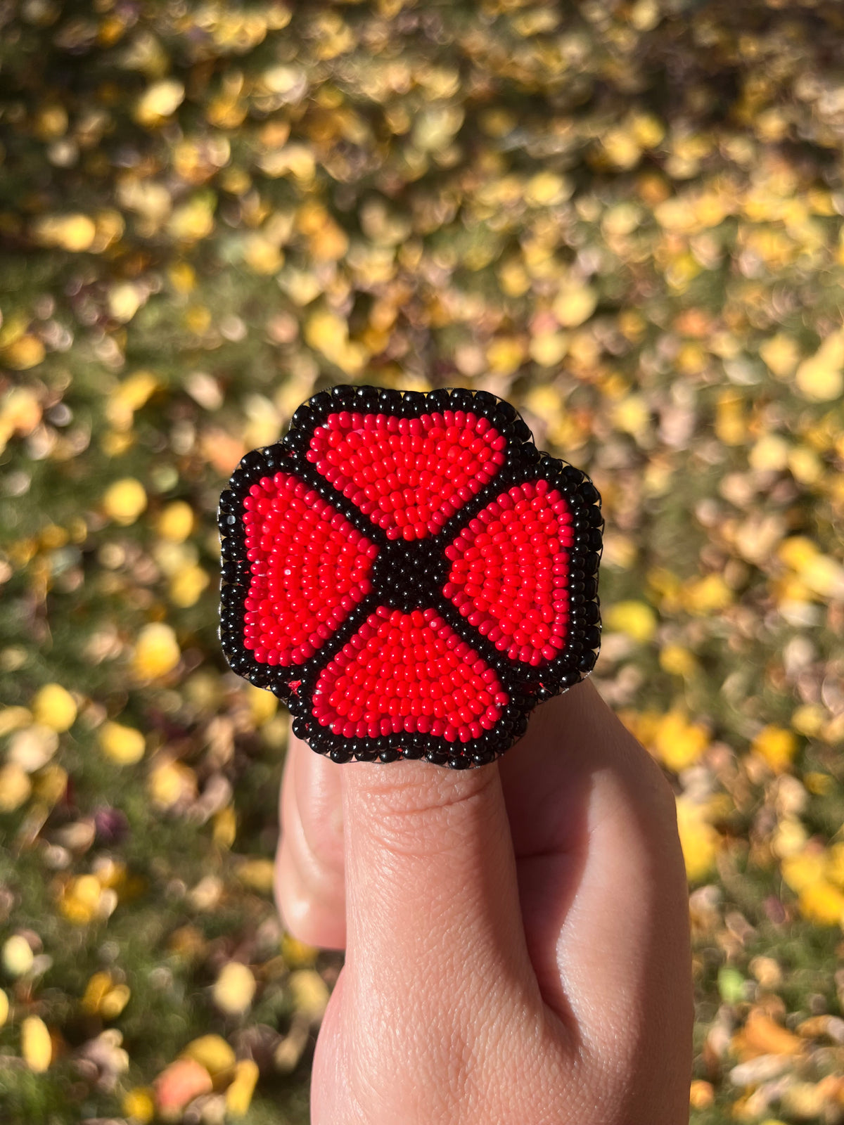 Beaded Poppy