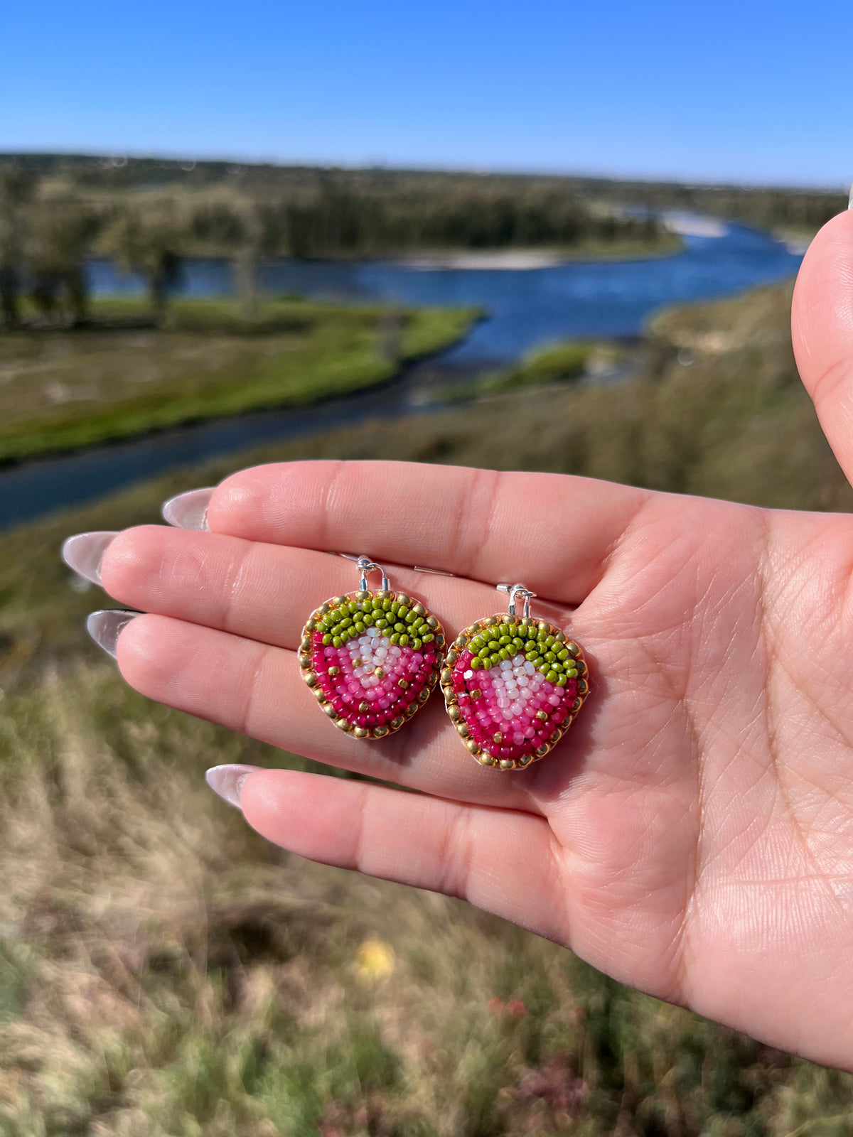 Mini Pink Strawberries