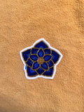 Blue Flower Sticker
