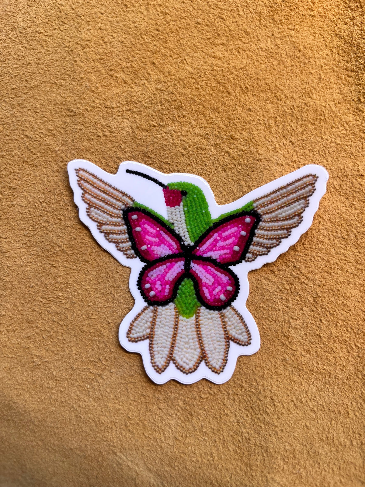 Hummingbird Butterfly Sticker